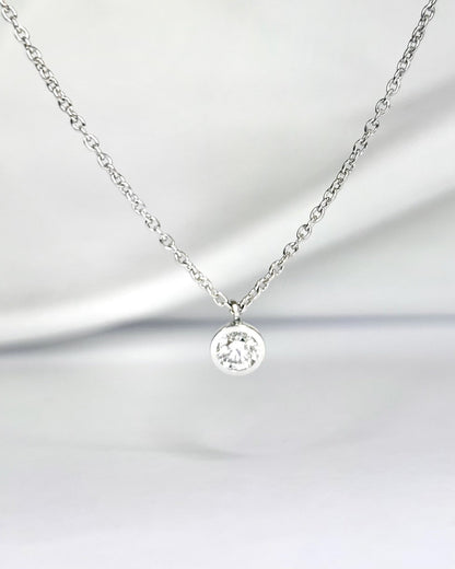 Collier Diamant 0.20 carat "Tina" - Elliade Paris