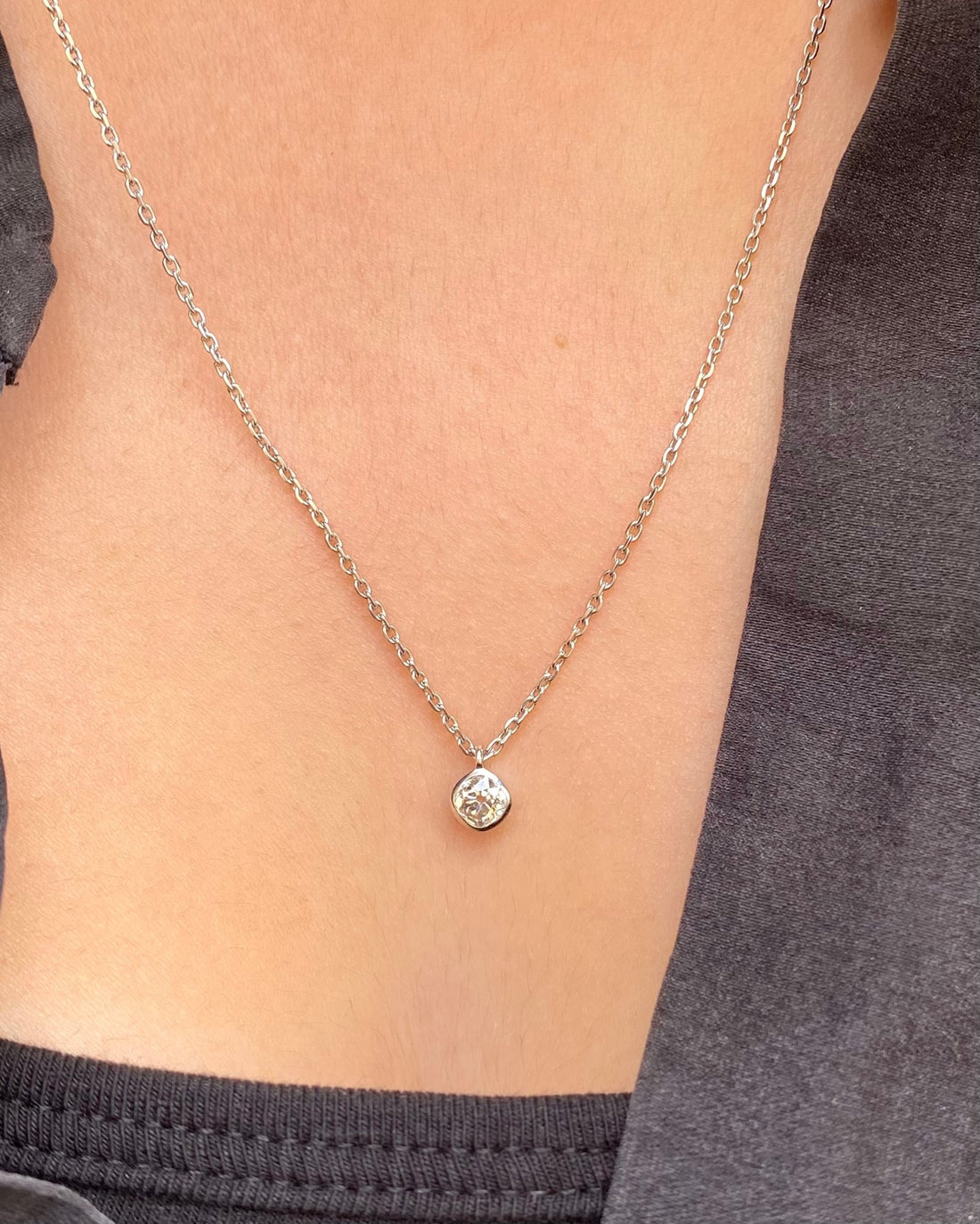 Collier Diamant 0.35 carat "Tyla" - Elliade Paris