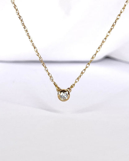 Collier Diamant "Léo" - Elliade Paris