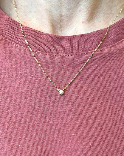Collier Diamant "Léo" - Elliade Paris