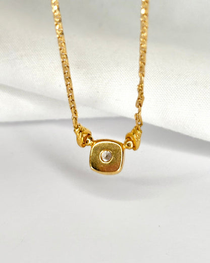 Collier Diamant &amp; Or 4.46g "Camille" - Elliade Paris