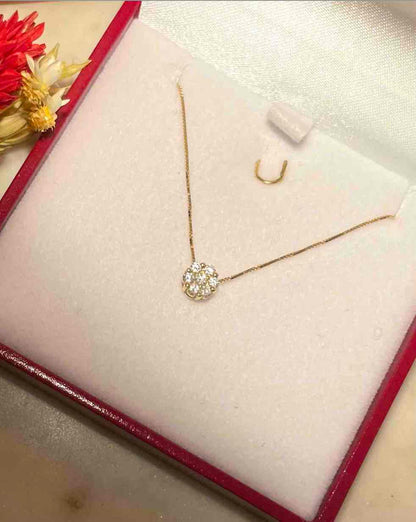 Collier 7 Diamants vintage &quot;Victorya&quot;
