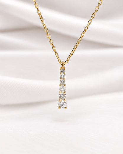 Collier Diamants 0.22 carat "Astrid" - Elliade Paris