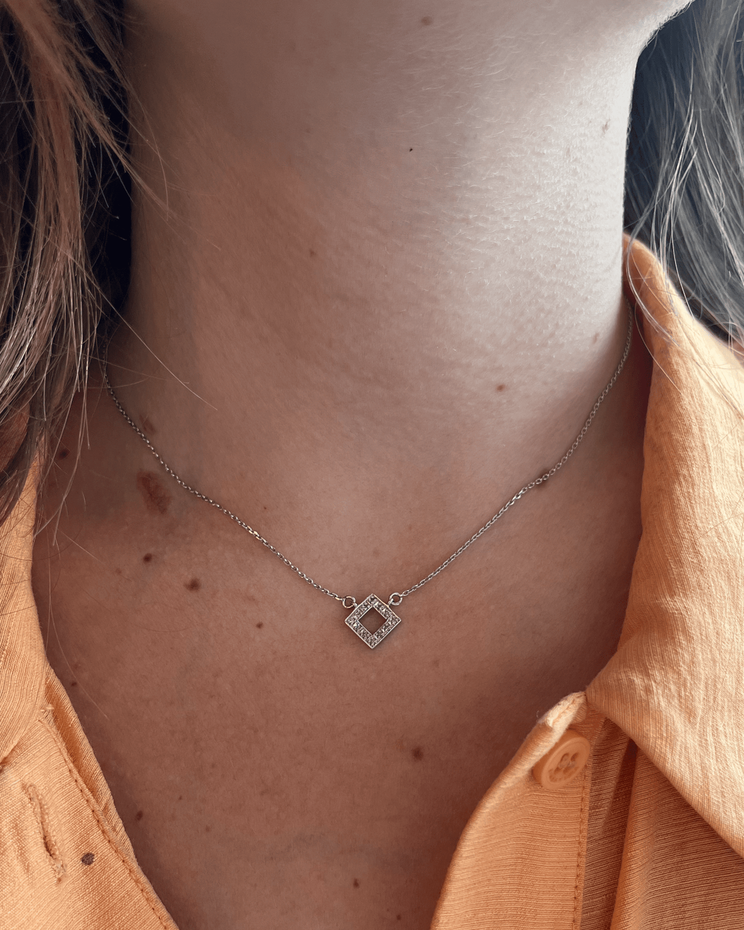 Collier diamants vintage &quot;Léolia&quot; - Elliade Paris