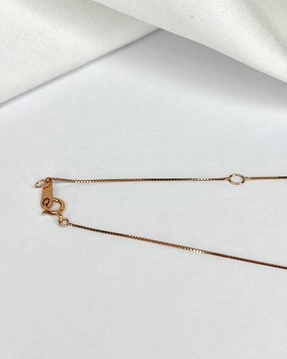 Collier Grenat Poire 0.65 carat &amp; Diamant &quot;Gina&quot; - Elliade Paris