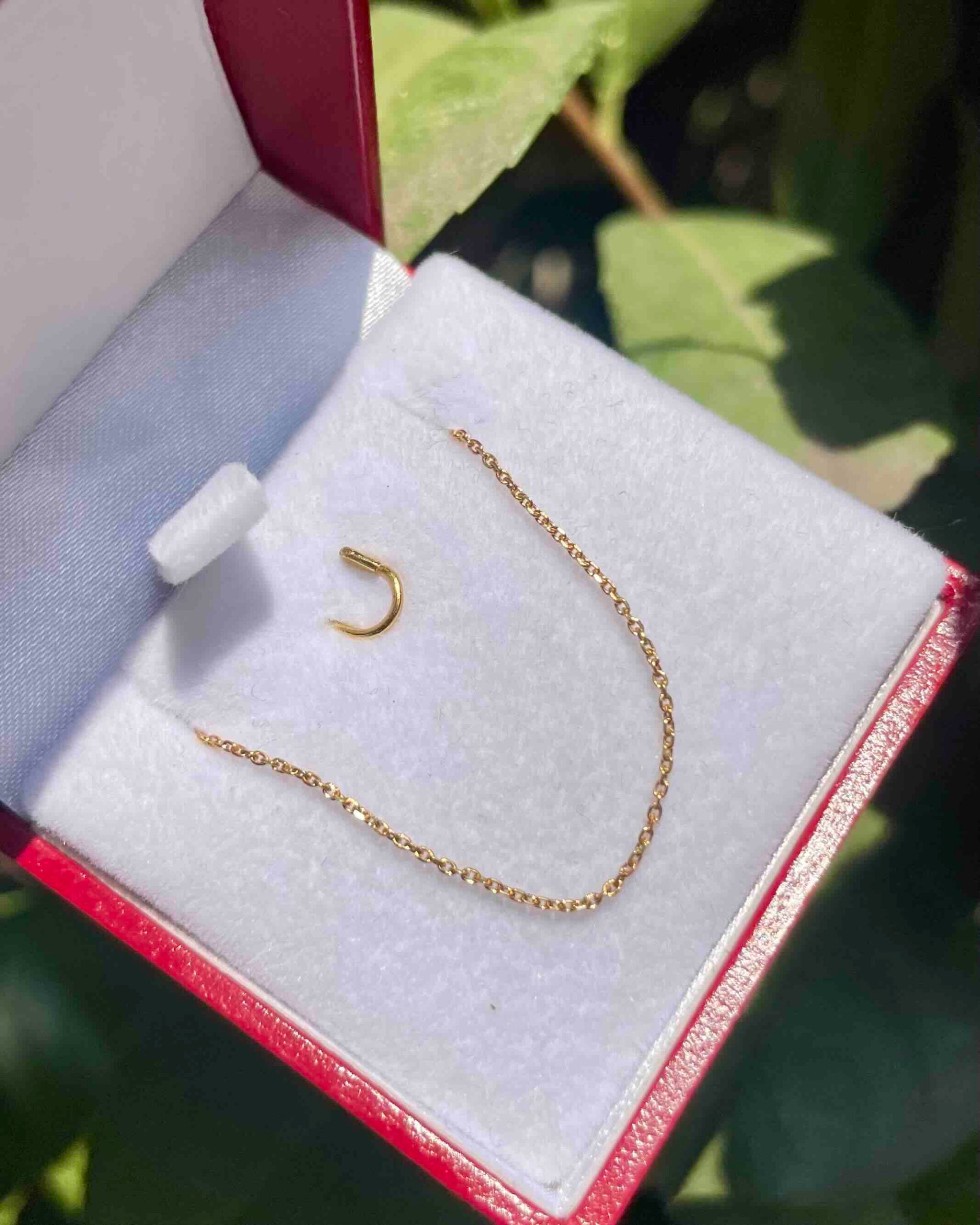 Chaîne Vintage en or jaune 18 carats "Ariane"