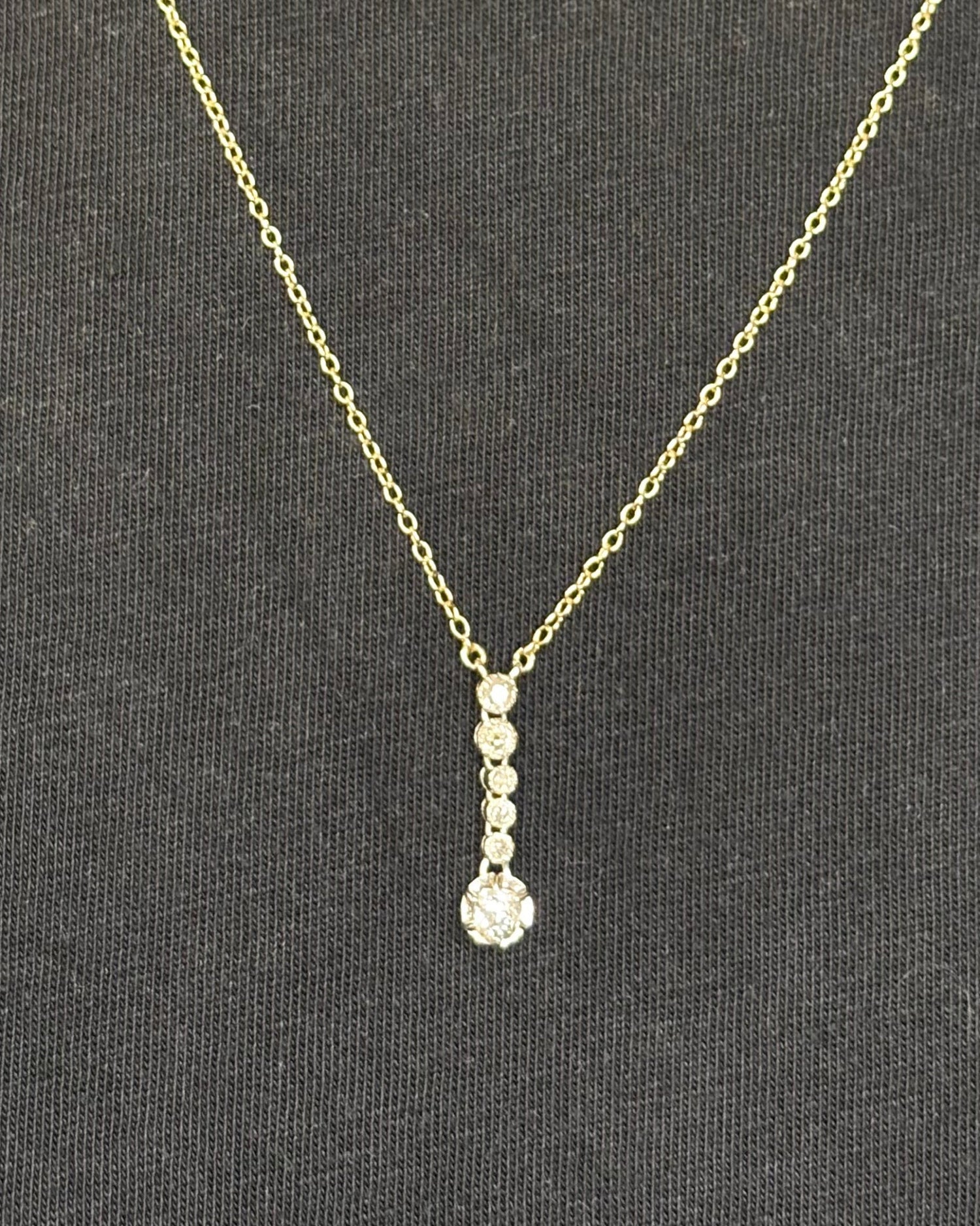 Collier Riviere Diamants 0.40 carat "Cassandra" - Elliade Paris