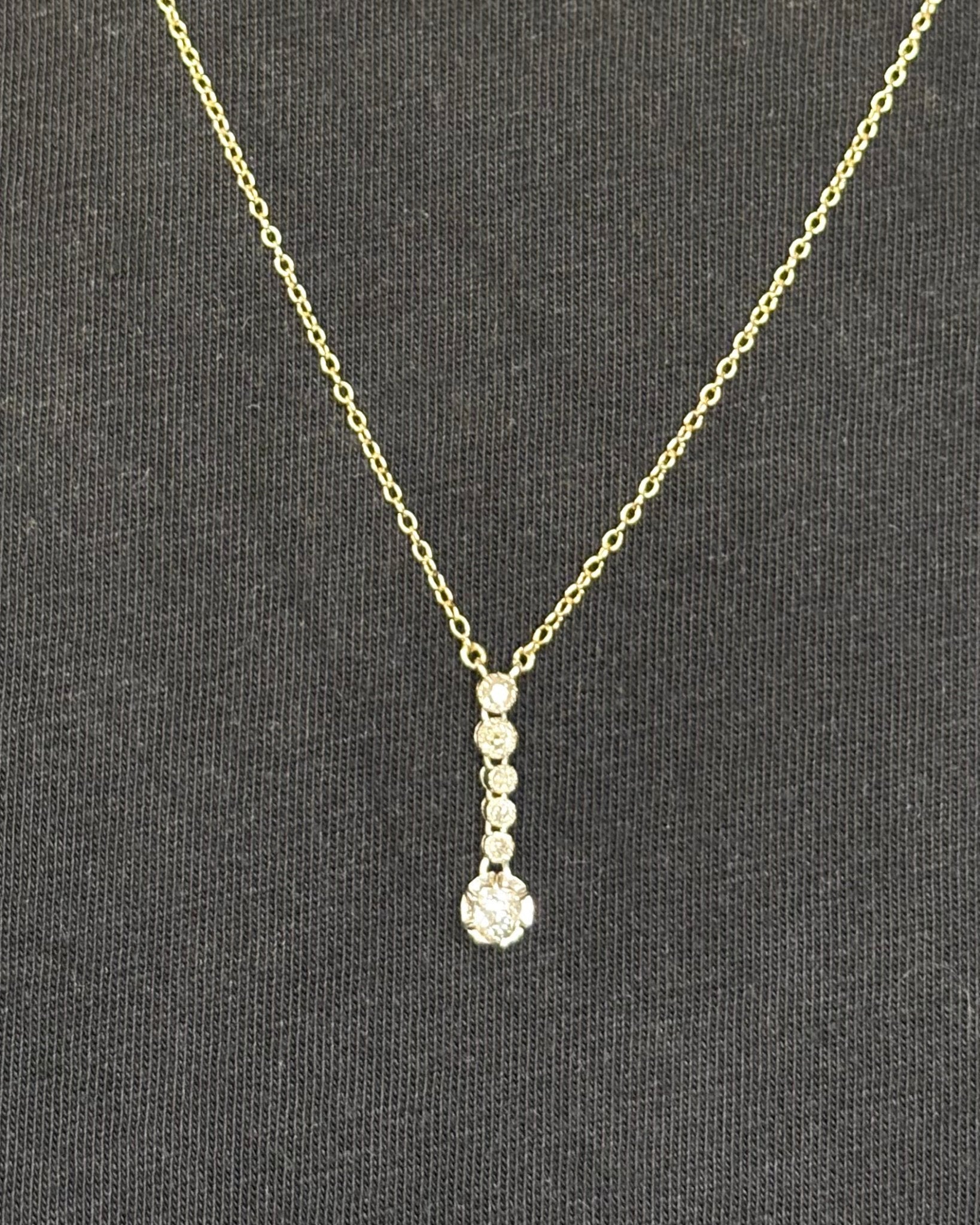 Collier Riviere Diamants 0.40 carat "Cassandra" - Elliade Paris