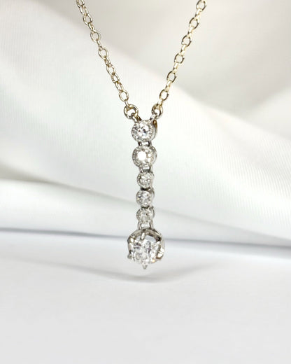 Collier Riviere Diamants 0.40 carat "Cassandra" - Elliade Paris