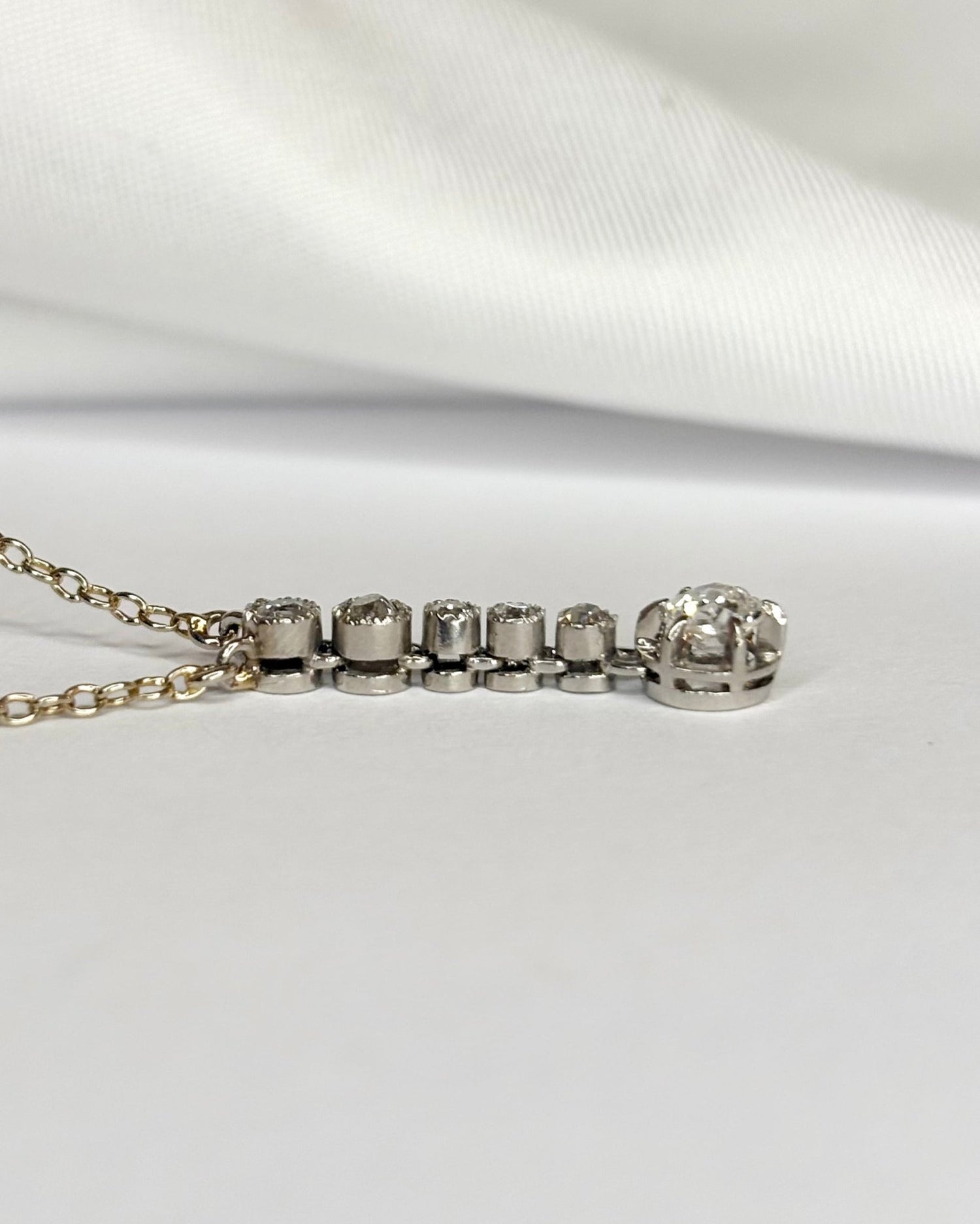 Collier Riviere Diamants 0.40 carat "Cassandra" - Elliade Paris