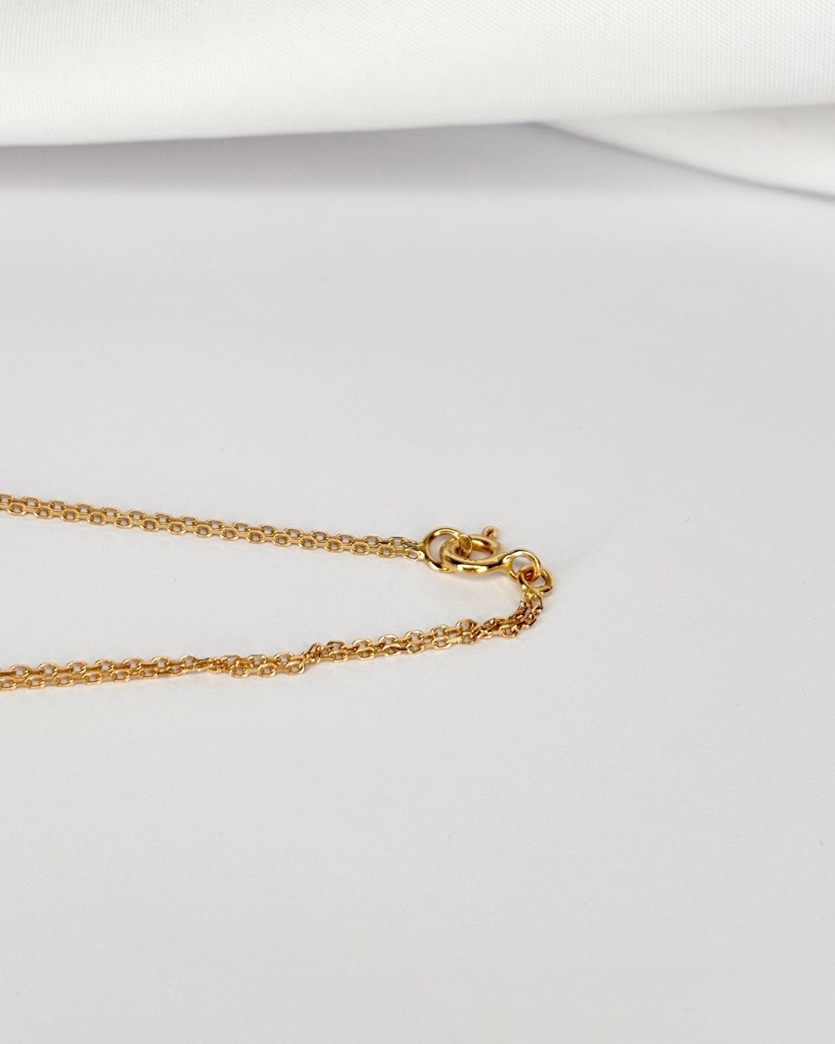 Collier Rubis 0.35 carat, Diamant &amp; 3.87g Or "Serena" - Elliade Paris