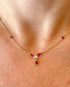 Collier Rubis 0.63 carat & Diamants "Ombeline" - Elliade Paris