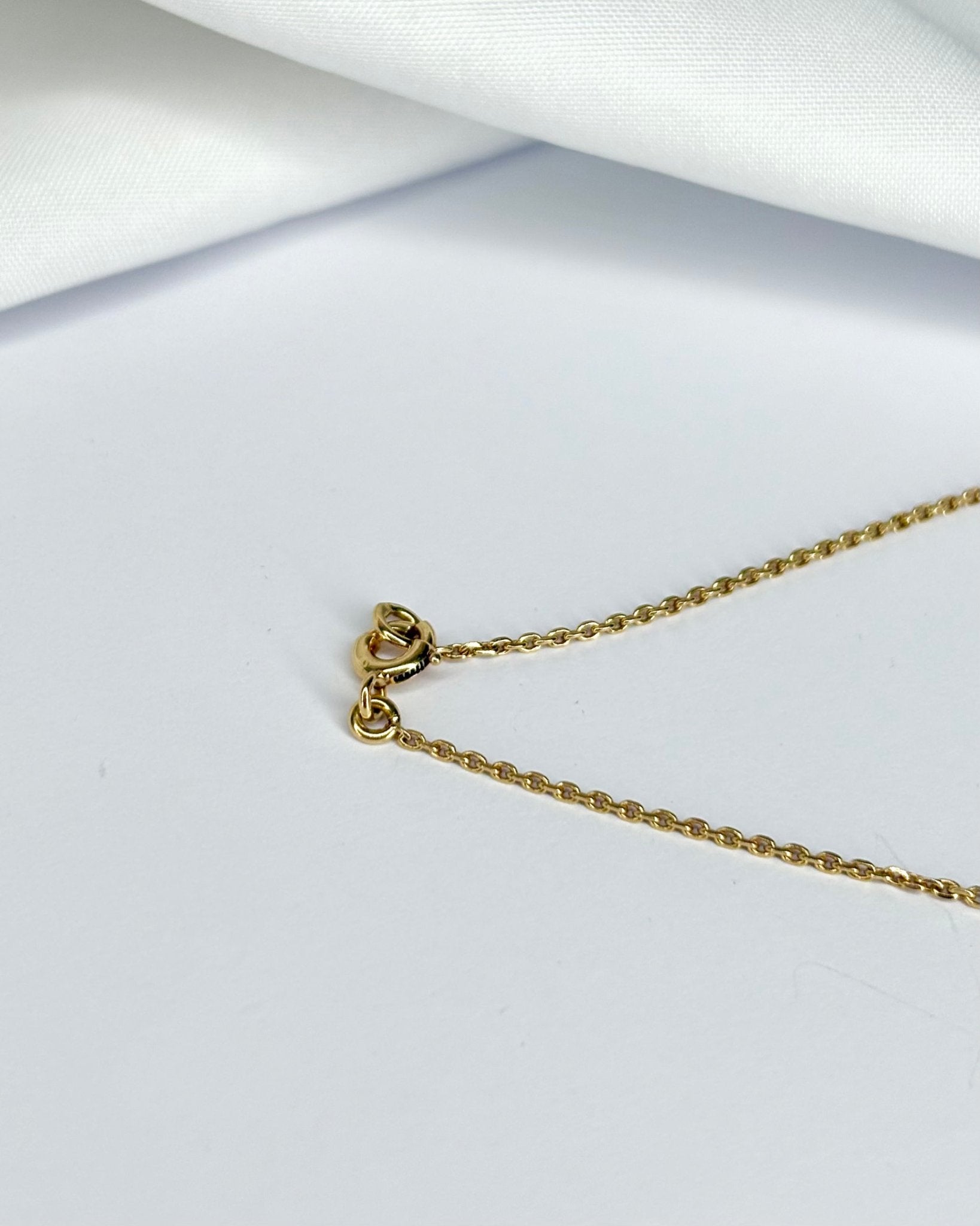 Collier Rubis poire 0.50 carat &amp; Diamant "Margaux" - Elliade Paris