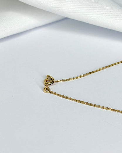 Collier Rubis poire 0.50 carat &amp; Diamant &quot;Margaux&quot; - Elliade Paris