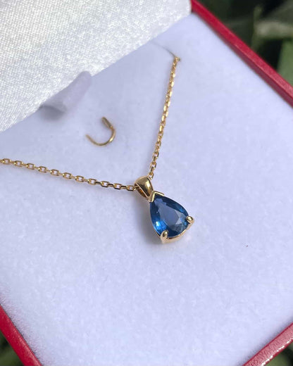 Collier Saphir 0.80 Carat &quot;Haillie&quot;