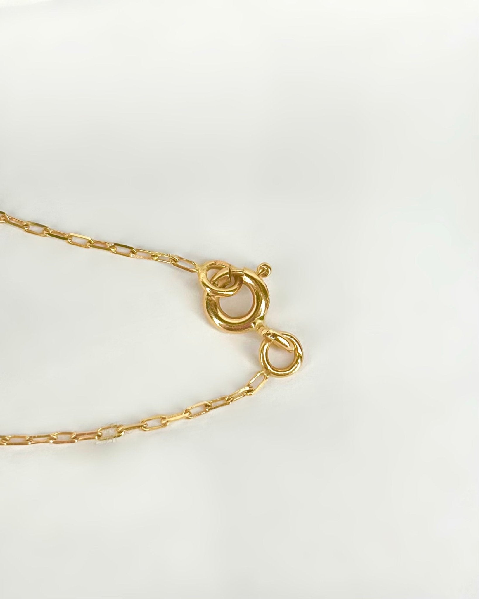 Collier Saphir Vert 0.55 carat "Mylène" - Elliade Paris