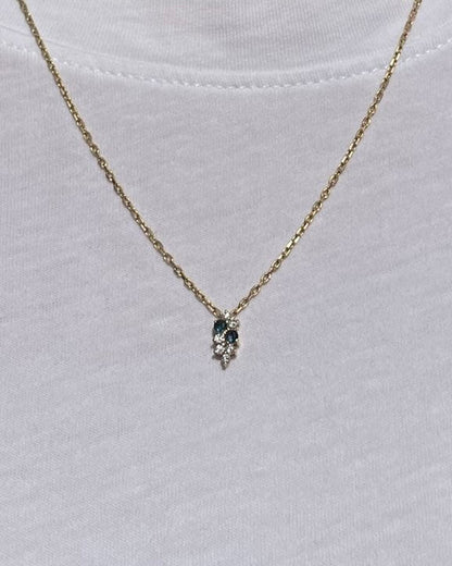 Collier Saphirs &amp; Diamants &quot;Isolde&quot; - Elliade Paris