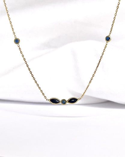 Collier Saphirs "Judith" - Elliade Paris