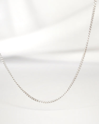 Chaîne Or Gris 18 carats "Zoé"