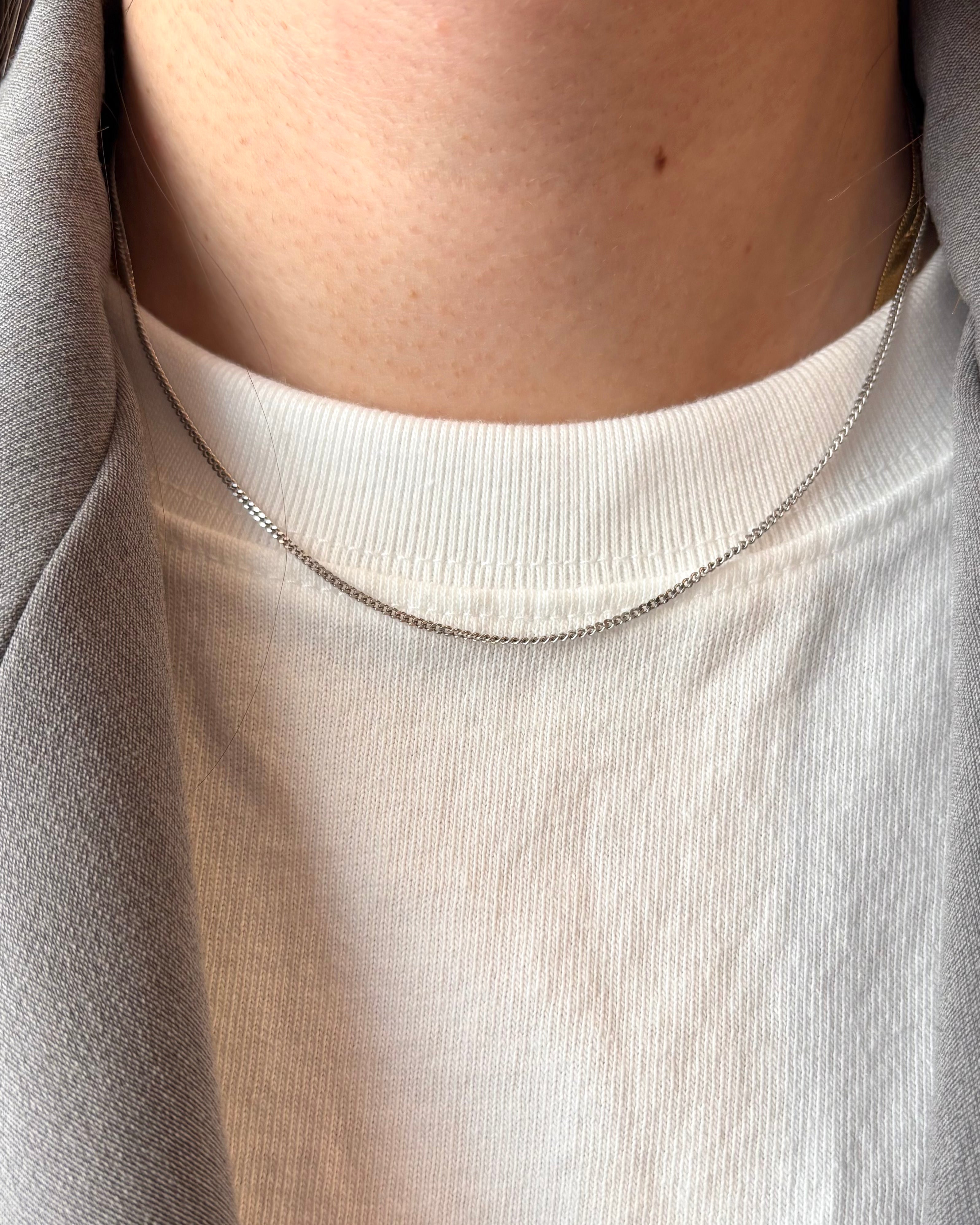 Chaîne Or Gris 18 carats "Cora"