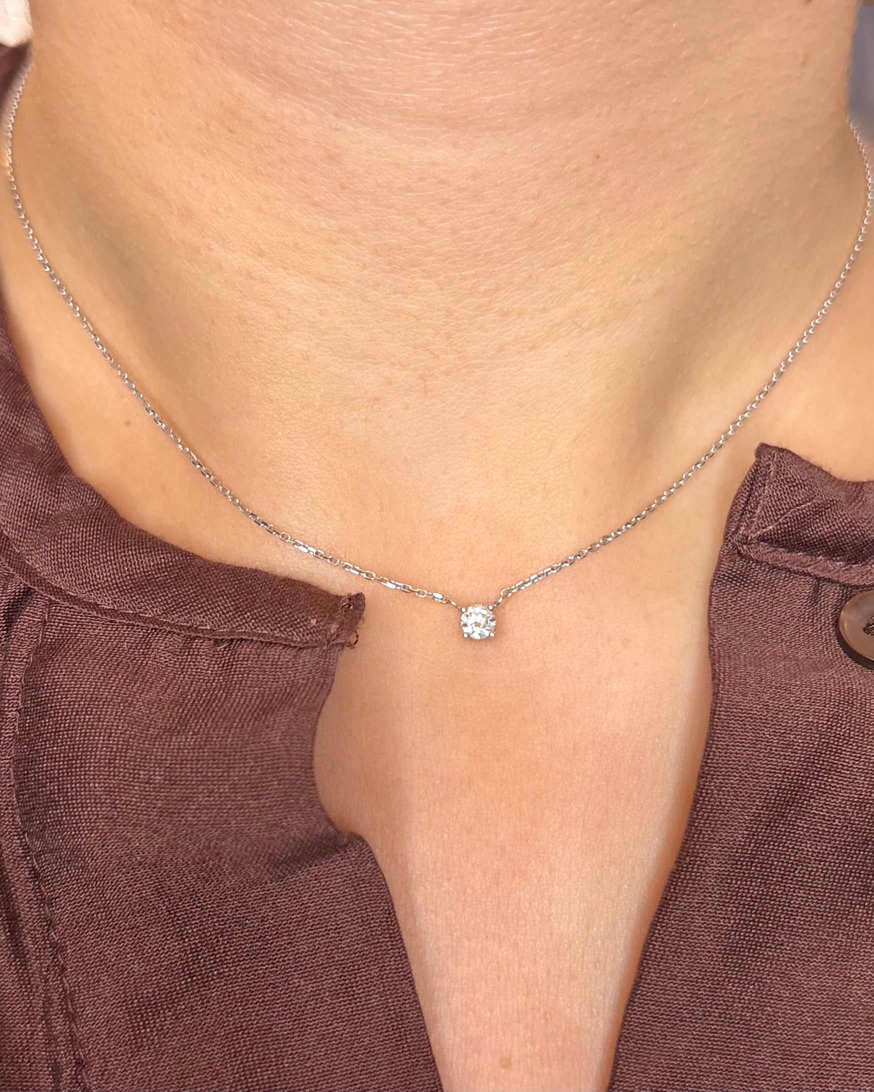 Collier Diamant 0.25 carat "Cymbeline"