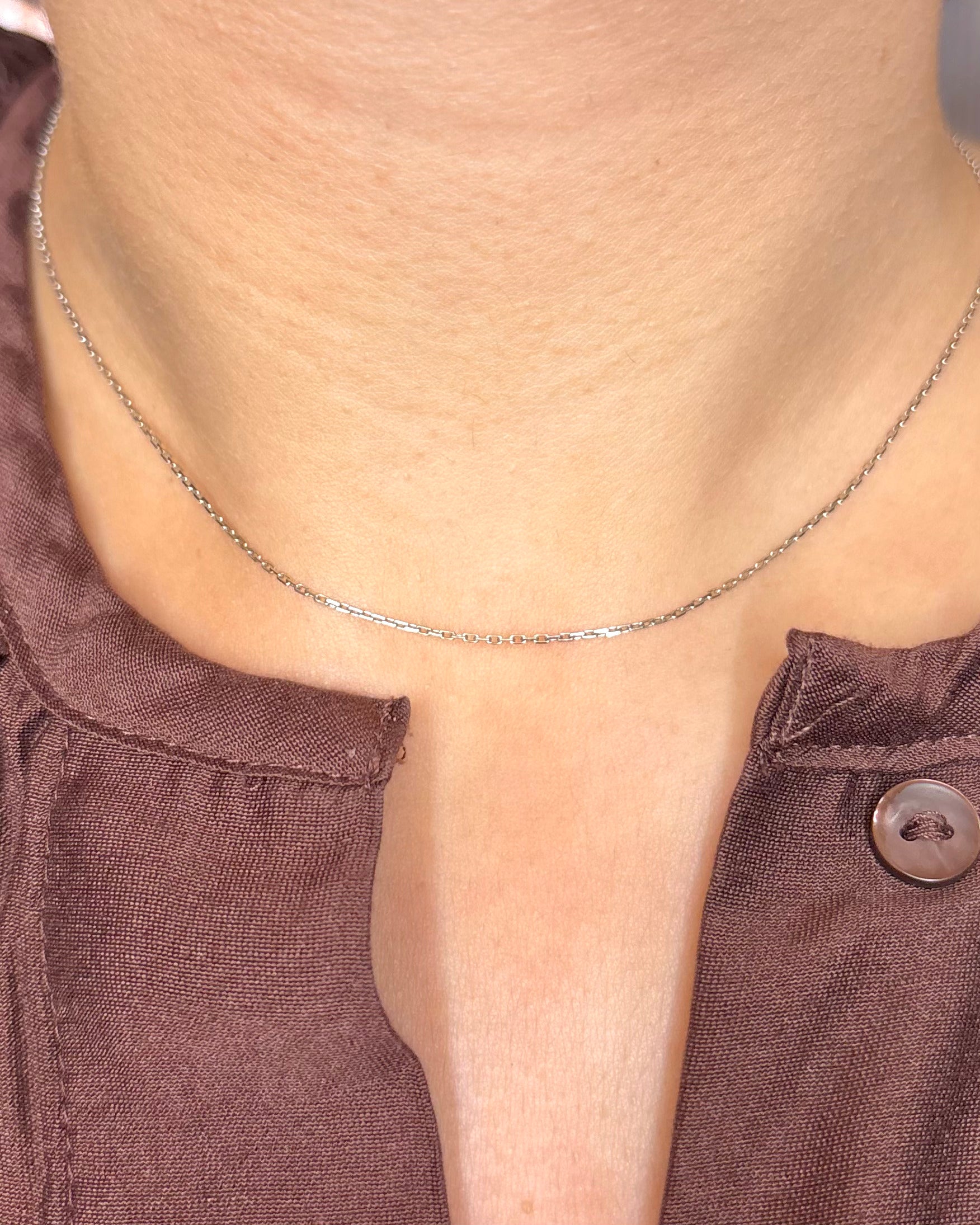 Chaine Or Gris 18 carats "Lisa" - Elliade Paris