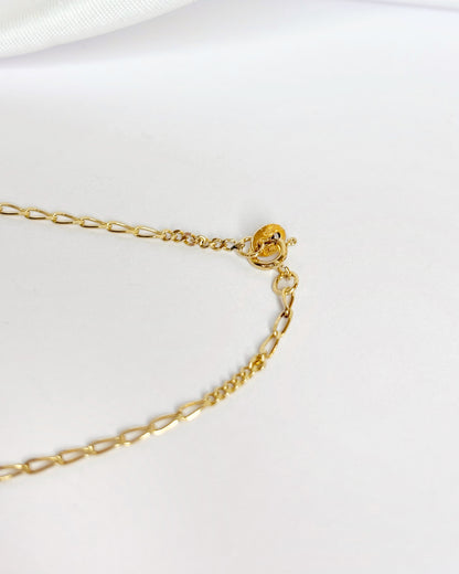 Collar Rubí 0,30 quilates y Diamante y Oro 3 g "Rosalina"