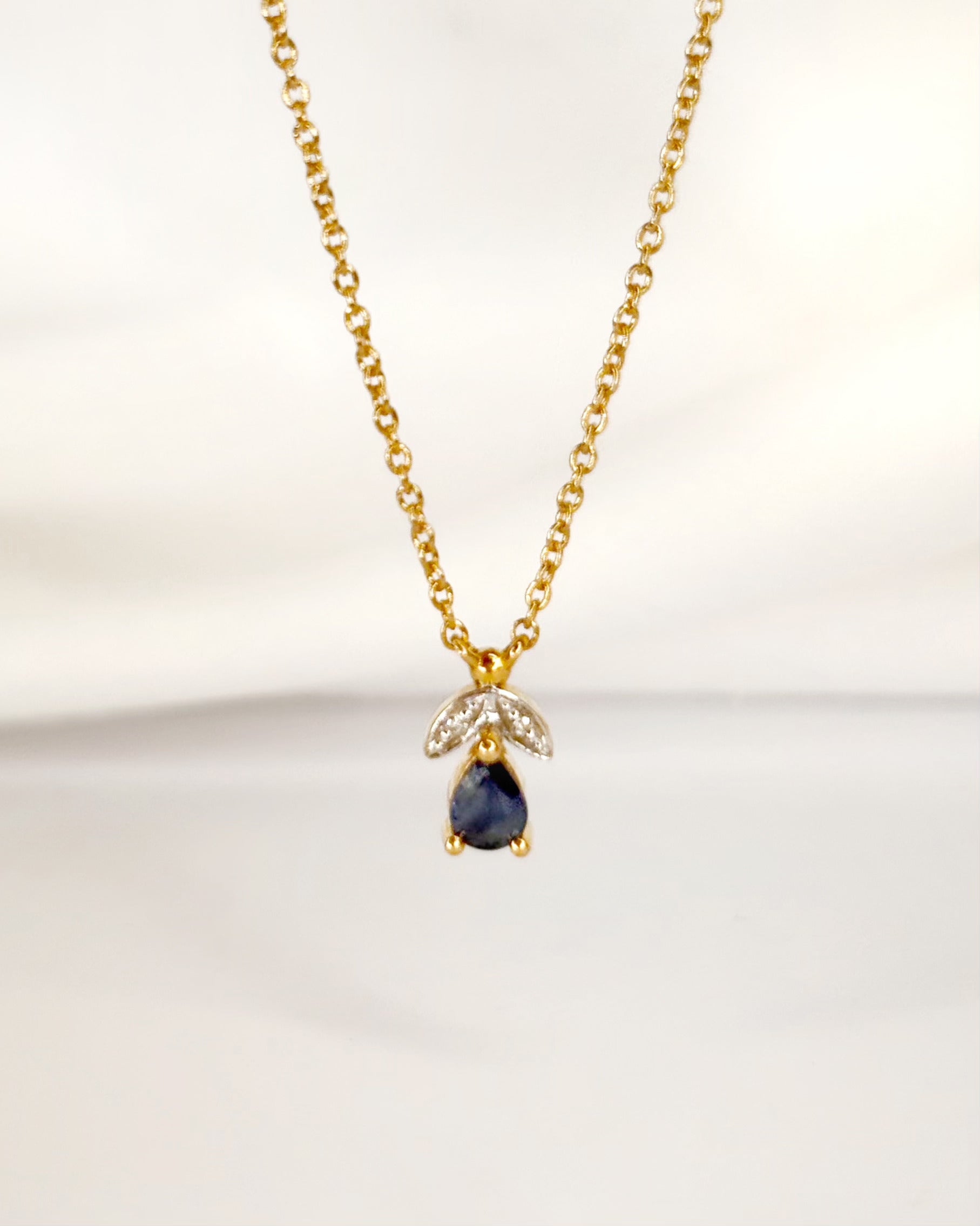 Collier Saphir &amp; Diamants "Ernest"