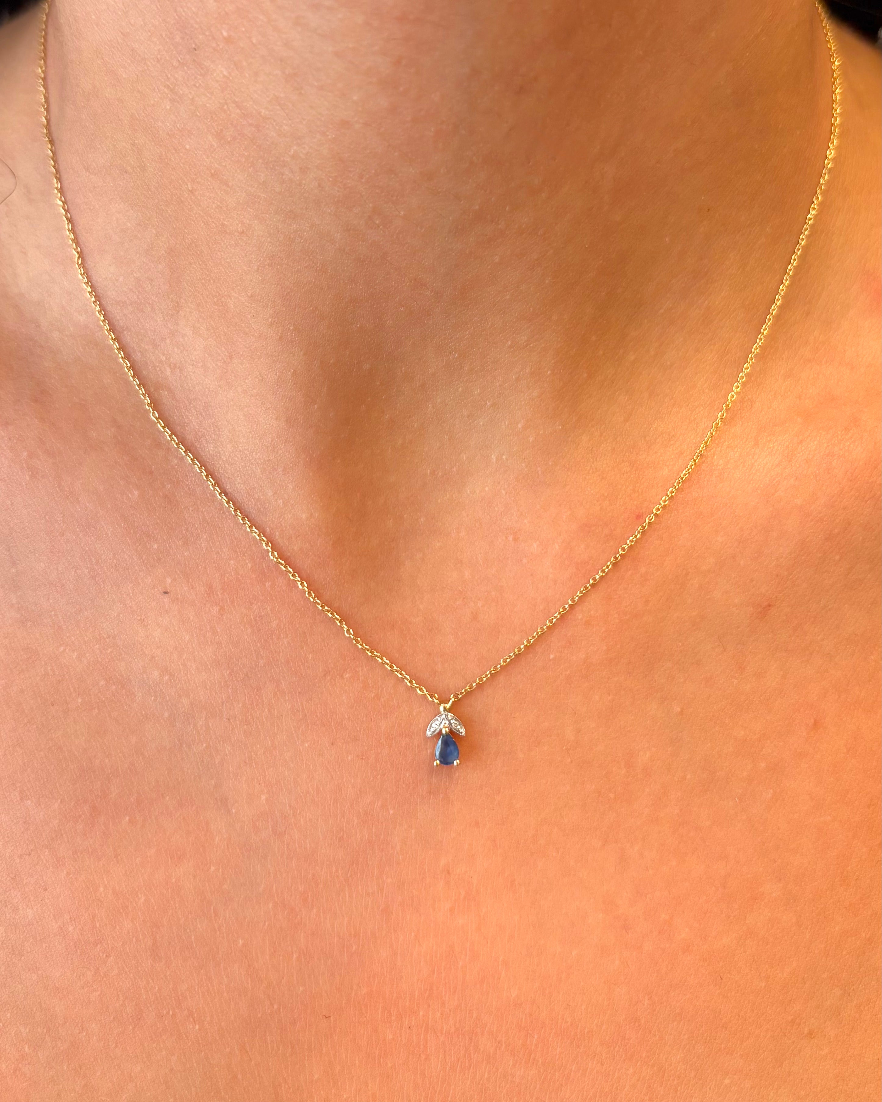 Collier Saphir &amp; Diamants "Ernest"