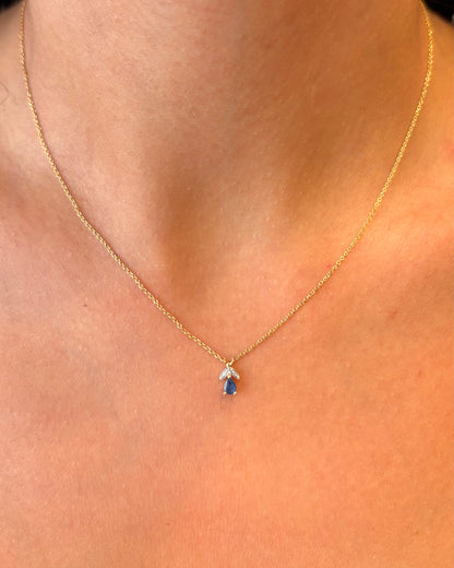 Collier Saphir &amp; Diamants "Ernest"