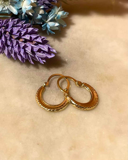 Créoles vintage Or 18 carats "Barbara"