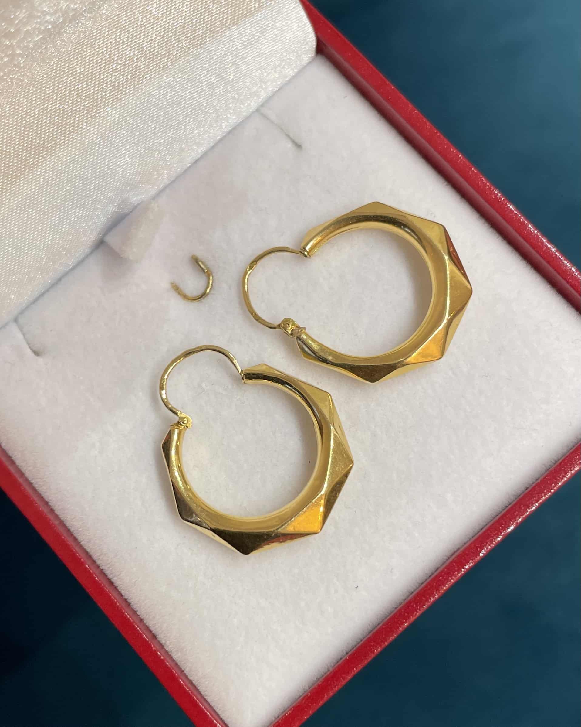 Créoles Vintage Or 18 Carats "Sadie"