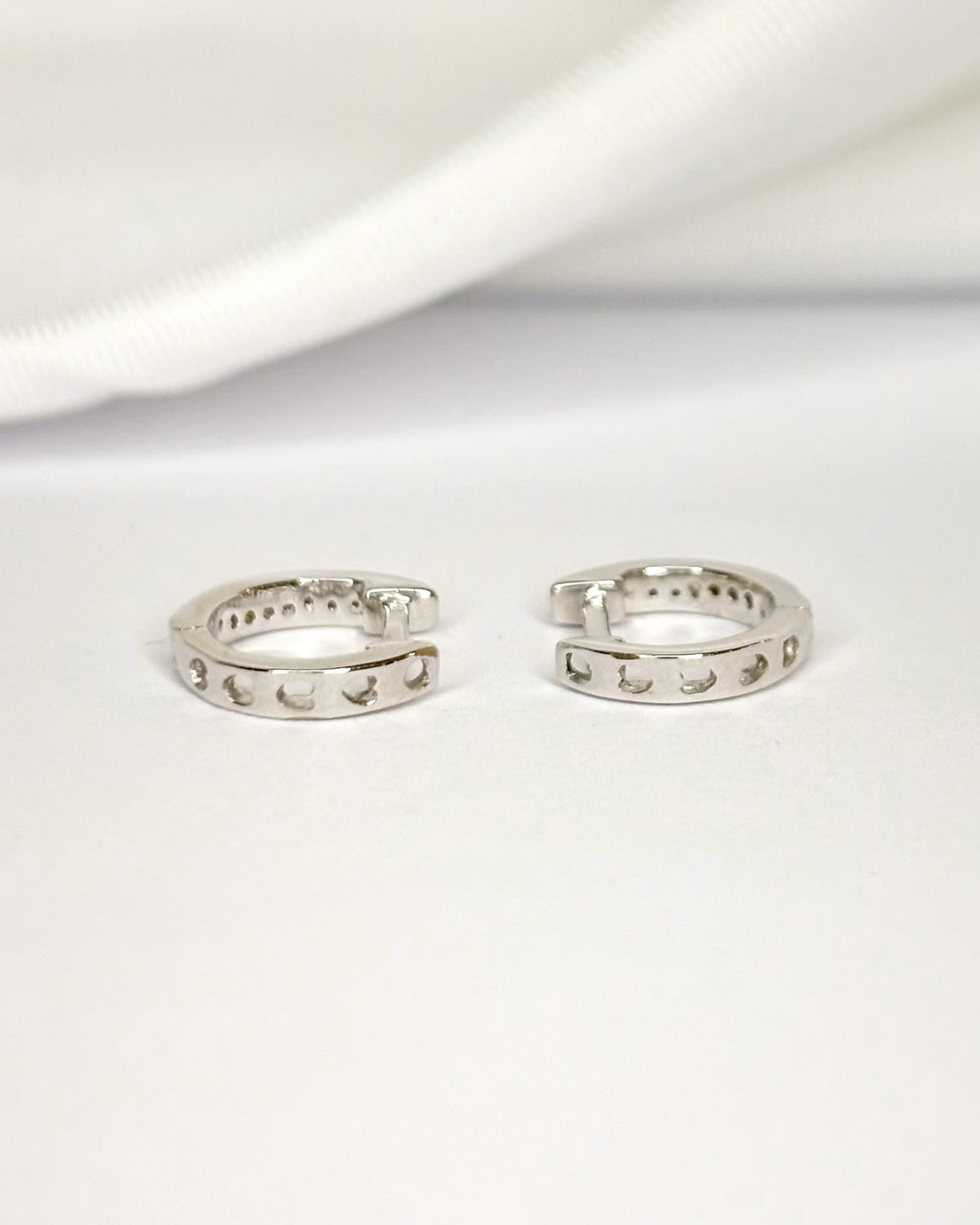 Créoles Diamants "Léna" - Elliade Paris