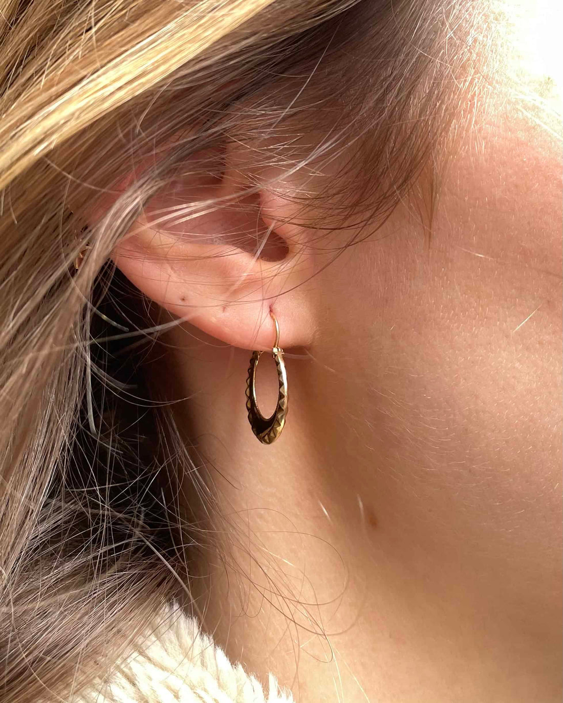 Créoles vintage en Or &quot;Félicité&quot;