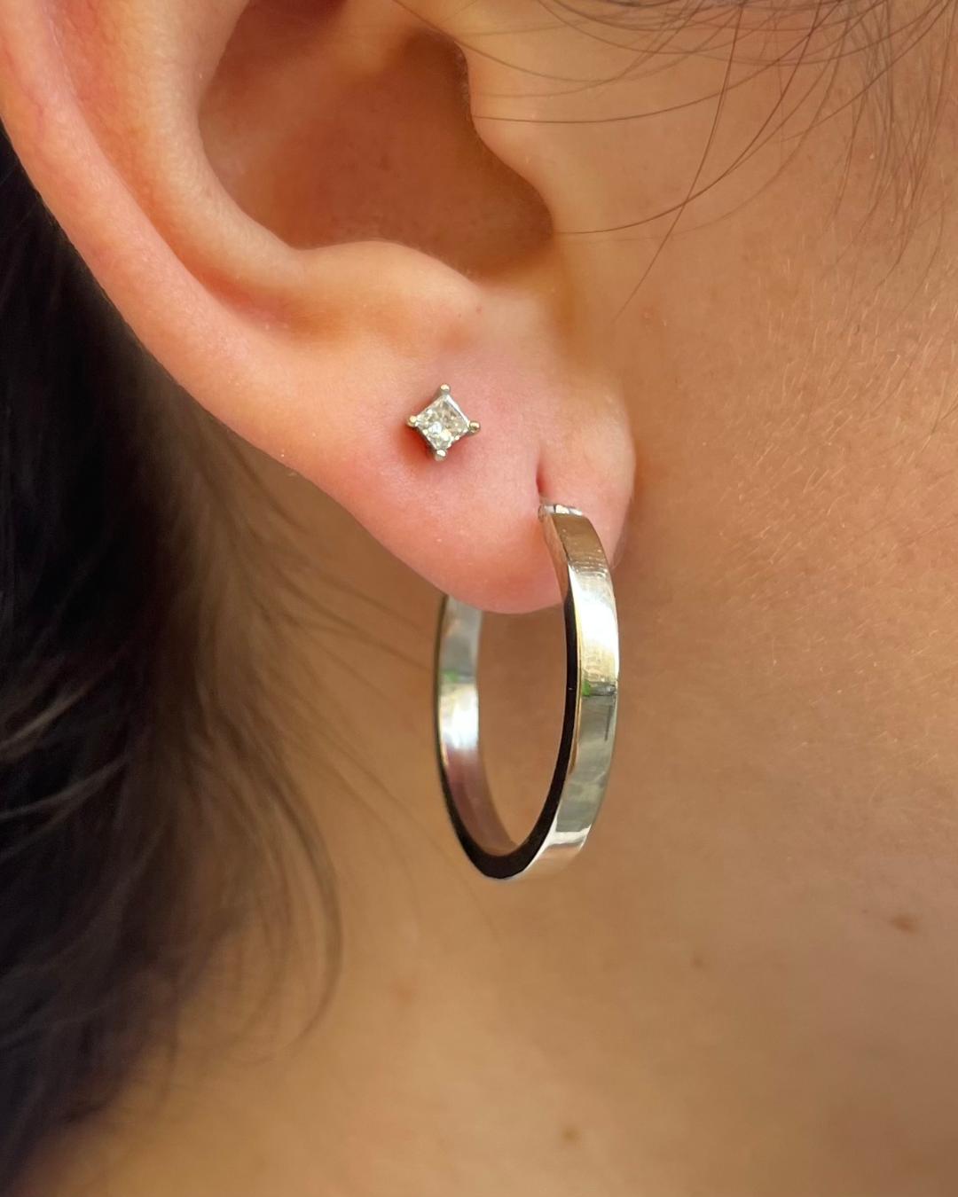 Pendientes de aro vintage dorados "Jessica"
