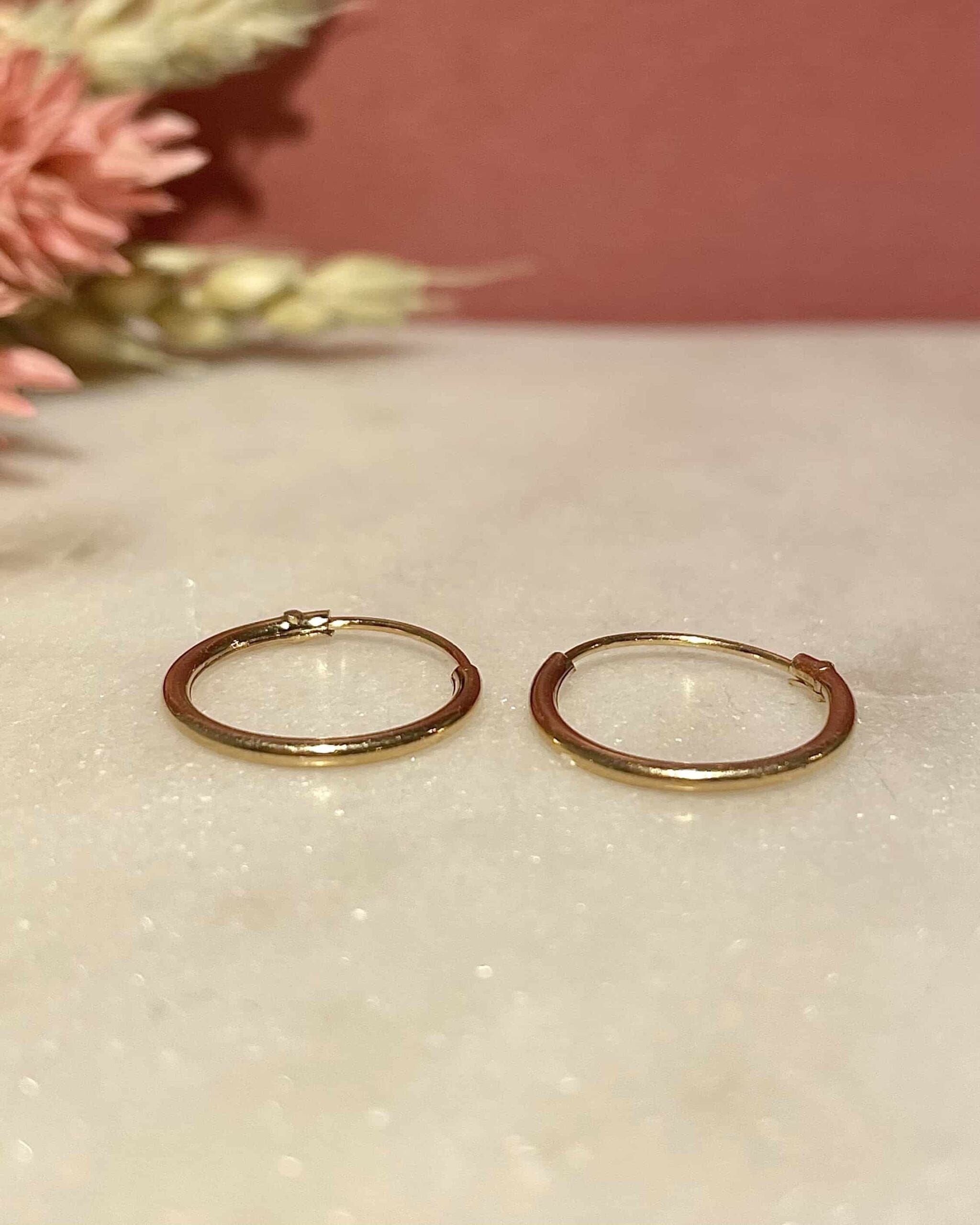 Créoles Vintage en Or Jaune 14 carats "Tessa" - Elliade Paris