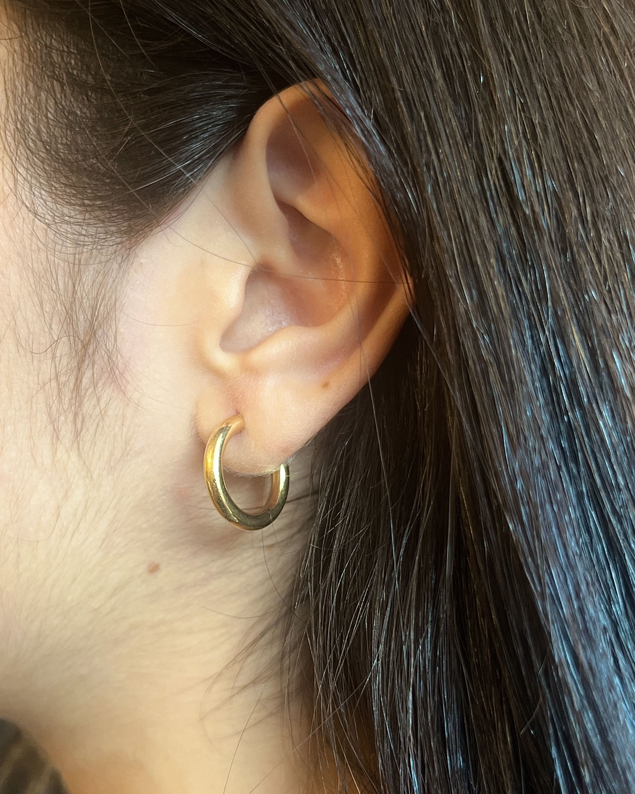 Vintage Gold "Célia" Hoop Earrings
