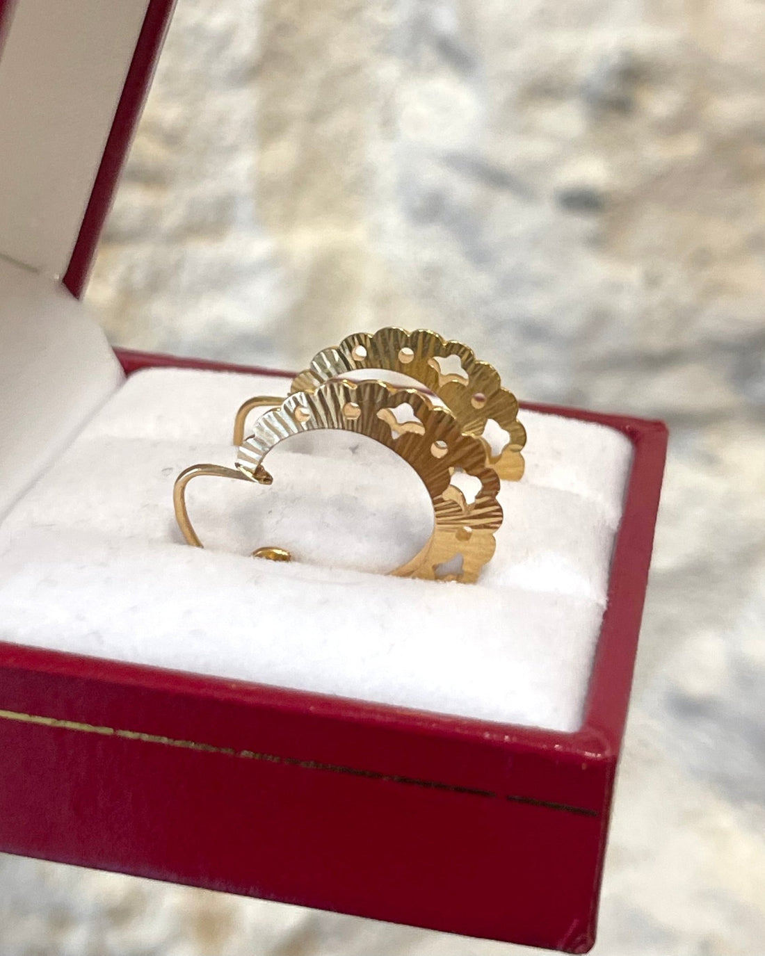 Créoles Or Jaune 18 carats 1.94 g &quot;Mireille&quot; - Elliade Paris