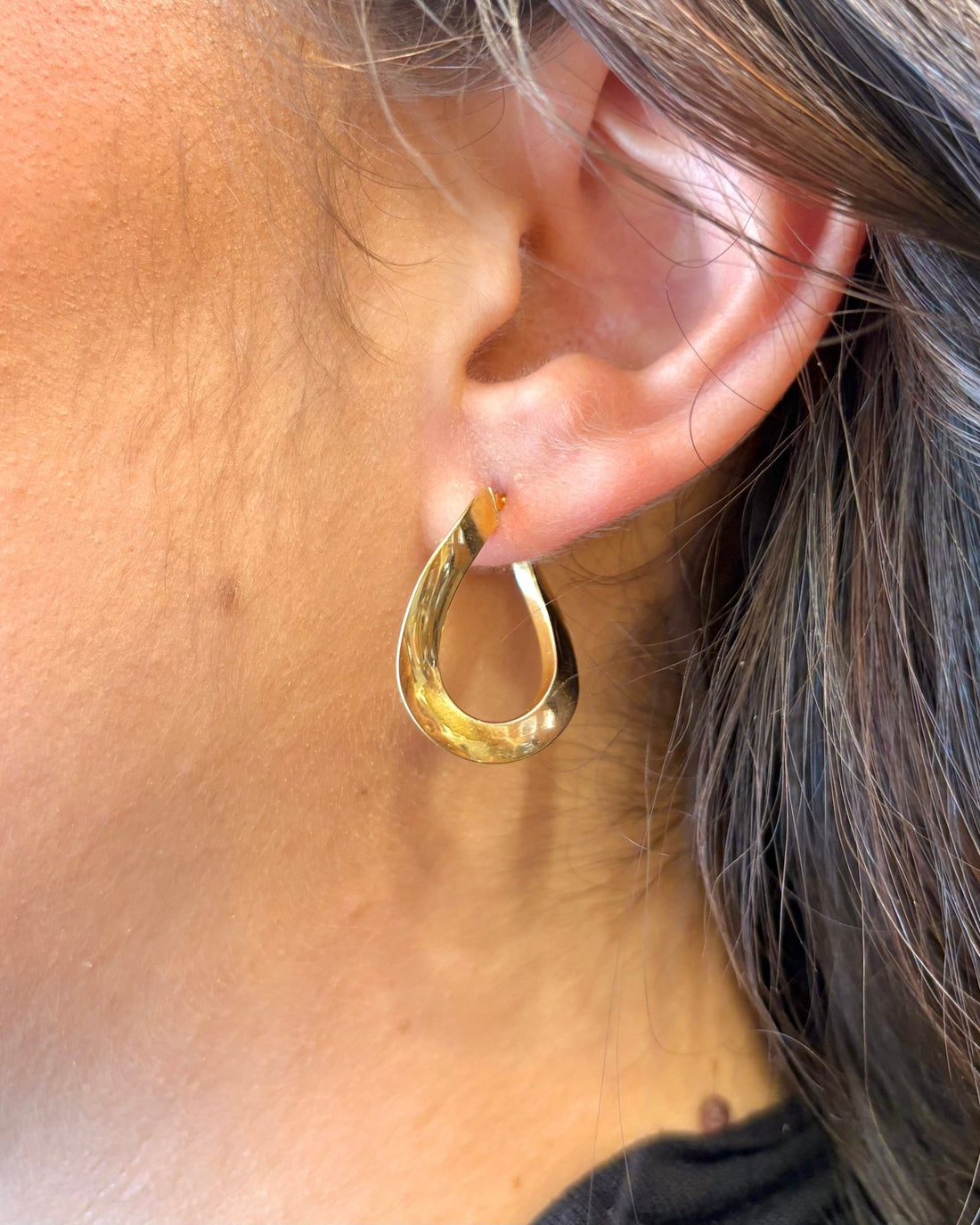 Créoles Or Jaune 18 carats 2,48 g "Carine" - Elliade Paris