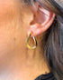 Créoles Or Jaune 18 carats 2,48 g "Carine" - Elliade Paris