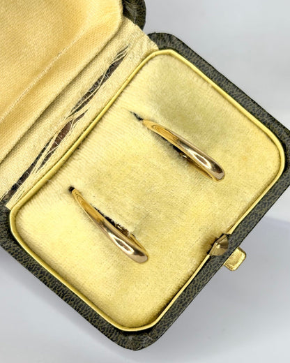 Créoles Or Jaune 18 carats 2,87g "Lois" - Elliade Paris