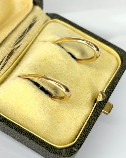 Créoles Or Jaune 18 carats 2,87g "Lois" - Elliade Paris