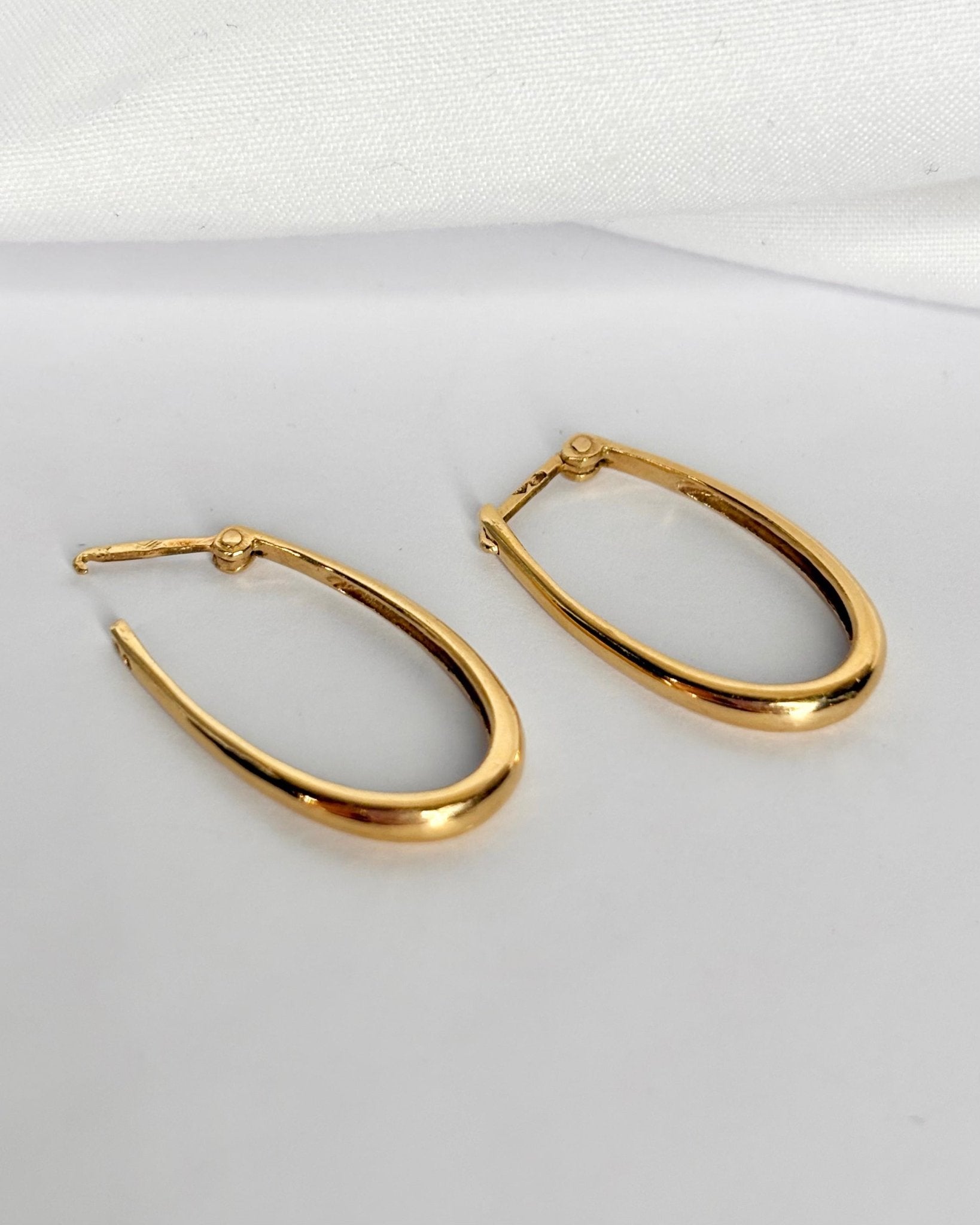 Créoles Or Jaune 18 carats 2,87g "Lois" - Elliade Paris