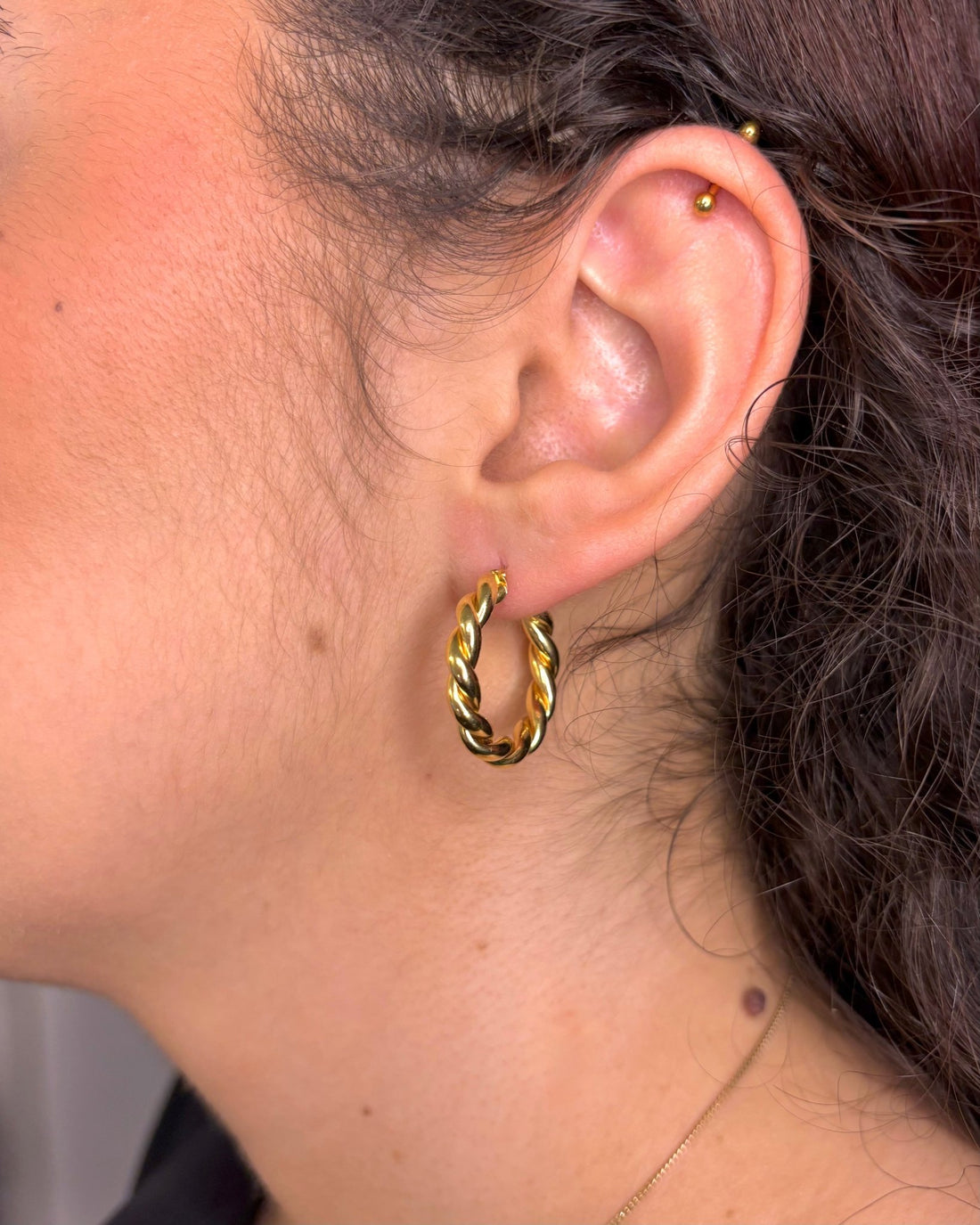Créoles Or Jaune 18 carats 3,92g "Colette" - Elliade Paris