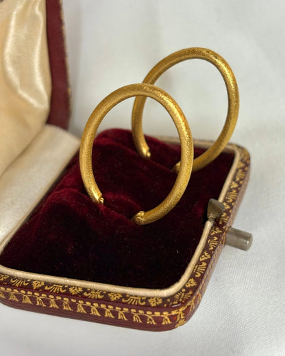 Créoles Or Jaune 18 carats 4.38g "Marie" - Elliade Paris