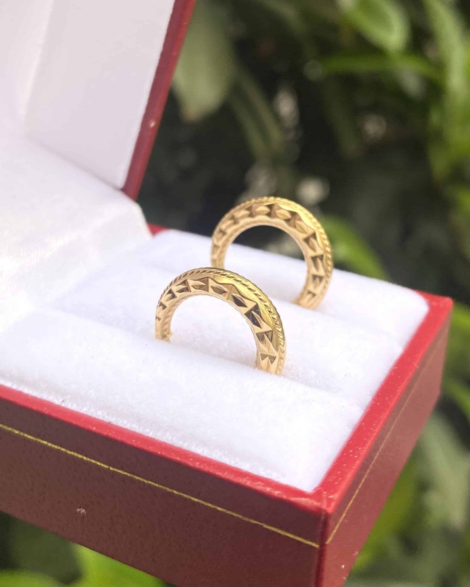 Créoles or jaune 18 carats "Asta" - Elliade Paris