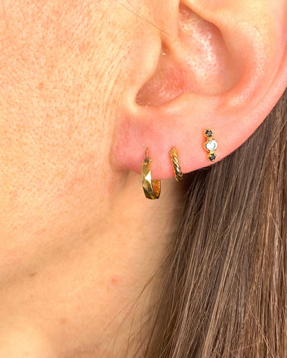 Créoles Or Jaune 18 carats "Bérangère" - Elliade Paris