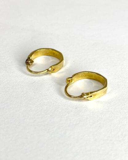 Créoles Or Jaune 18 carats "Bérangère" - Elliade Paris