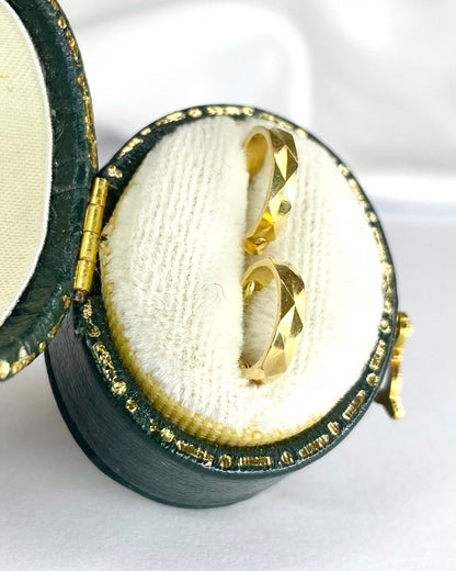 Créoles Or Jaune 18 carats "Bérangère" - Elliade Paris