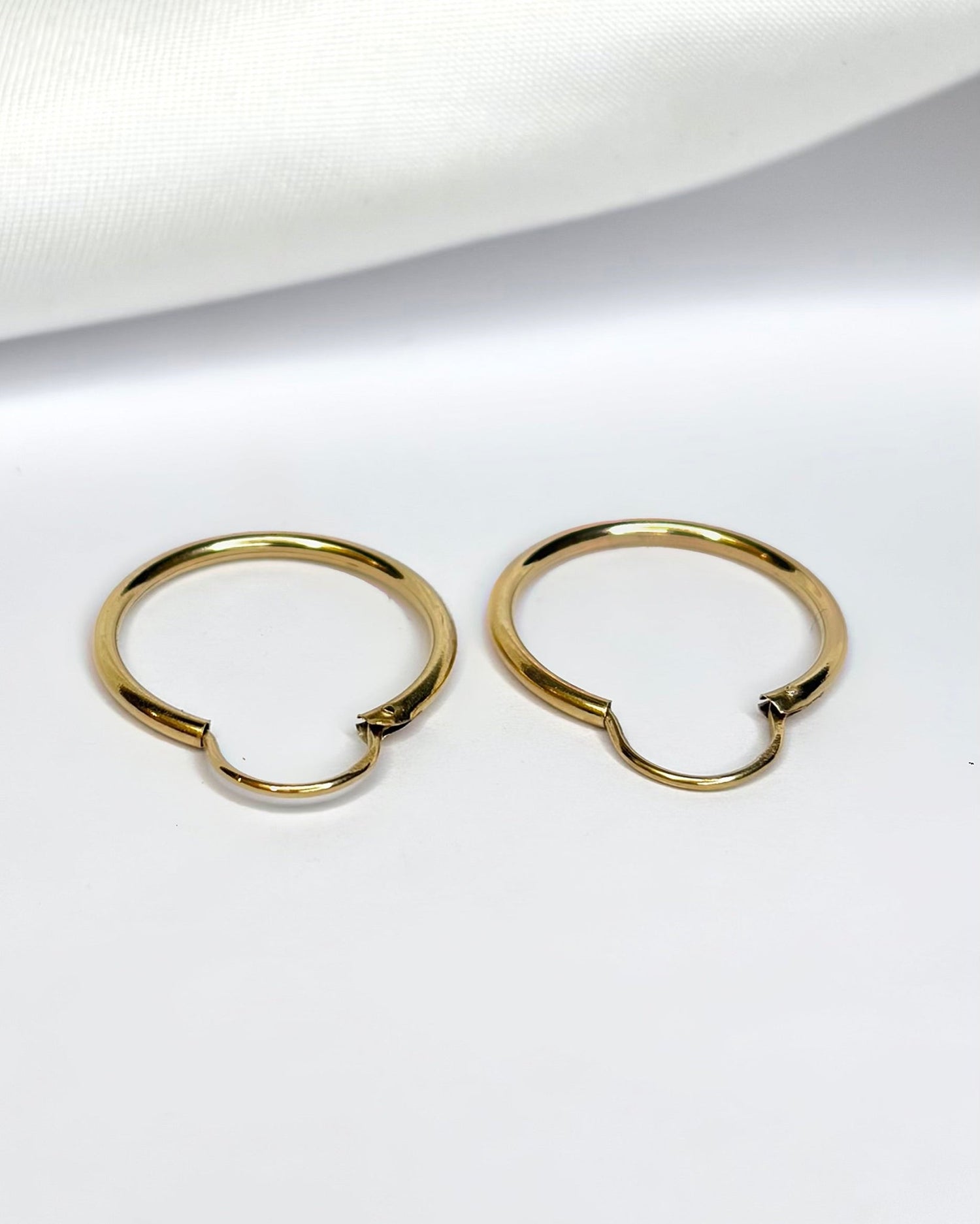 Créoles Or Jaune 18 carats "Carole" - Elliade Paris